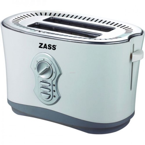 Prajitor paine Zass ZST05, 800W, 2 felii (Alb)