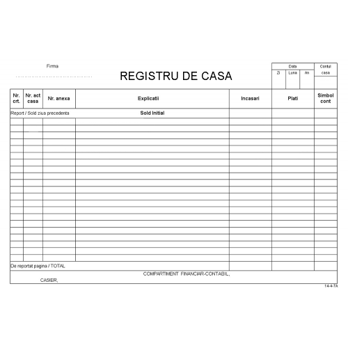 Registru de casa